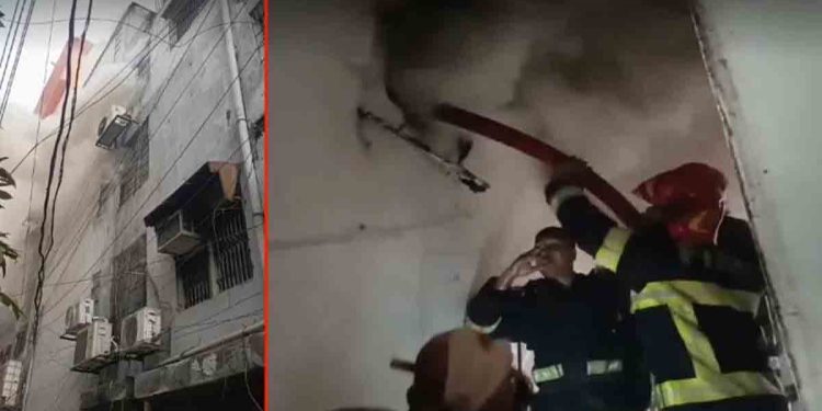 পুরানা পল্টনে বহুতল ভবনে আগুন