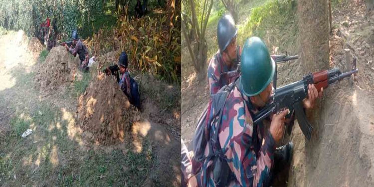 চাঁপাইনবাবগঞ্জ সীমান্তে বেড়া নির্মাণে উত্তেজনা, সতর্ক বিজিবি