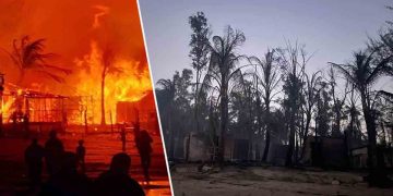 মধ্যরাতে সেন্টমার্টিনে ভয়াবহ আগুনে ব্যাপক ক্ষয়ক্ষতি