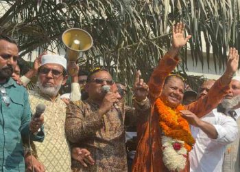 সিংড়ায় বিএনপি নেতা দাউদার মাহমুদকে সংবর্ধনা 