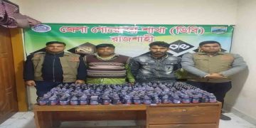 রাজশাহীর ডিবি পুলিশ কর্তৃক ২৫৯ বোতল ফেন্সিডিল-সহ গ্রেফতার ২