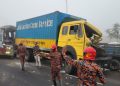 ঢাকা-মাওয়া এক্সপ্রেসওয়েতে ৪ গাড়ির সংঘর্ষ, আহত ১৫