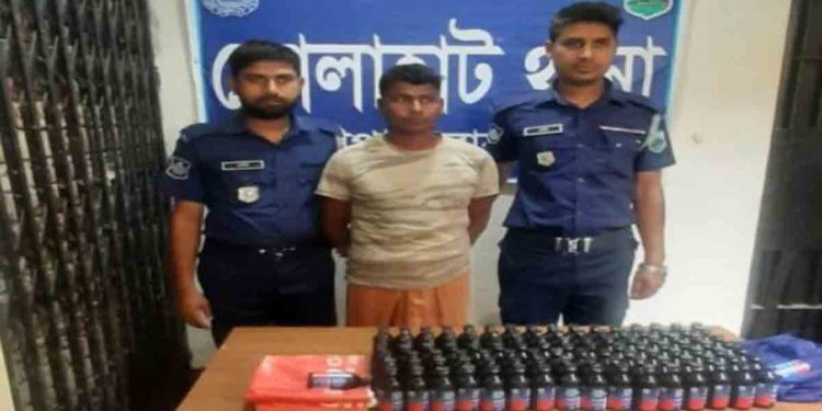 ভোলাহাটে ১১৪ বোতল ফেন্সিডিলসহ একজন গ্রেফতার