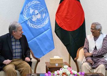 প্রধান উপদেষ্টার সঙ্গে জাতিসংঘের মহাসচিবের সাক্ষাৎ