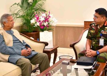 প্রধান উপদেষ্টার সঙ্গে সেনাপ্রধানের সাক্ষাৎ