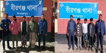 চোর চক্রের ৬ জন  আটক