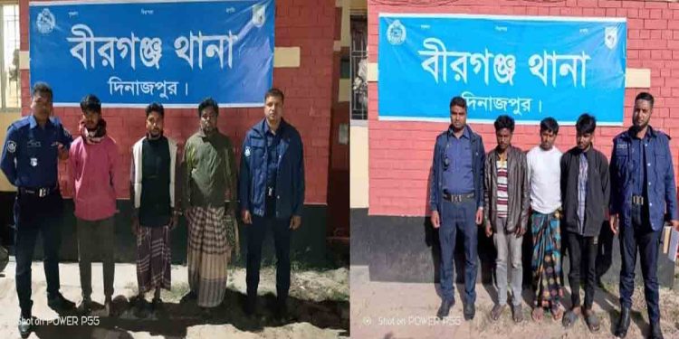 চোর চক্রের ৬ জন  আটক