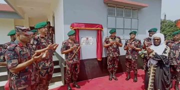 ভোলাহাটে বিজিবি’র দু’টি নবনির্মিত বিওপি উদ্বোধন