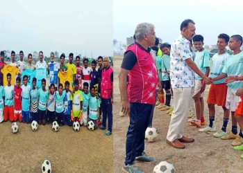 মেয়র অ-১৩ একাডেমি কাপ ফুটবল দঃ হালিশহর ফুটবল একাডেমির অনুশীলন উদ্বোধন