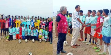 মেয়র অ-১৩ একাডেমি কাপ ফুটবল দঃ হালিশহর ফুটবল একাডেমির অনুশীলন উদ্বোধন