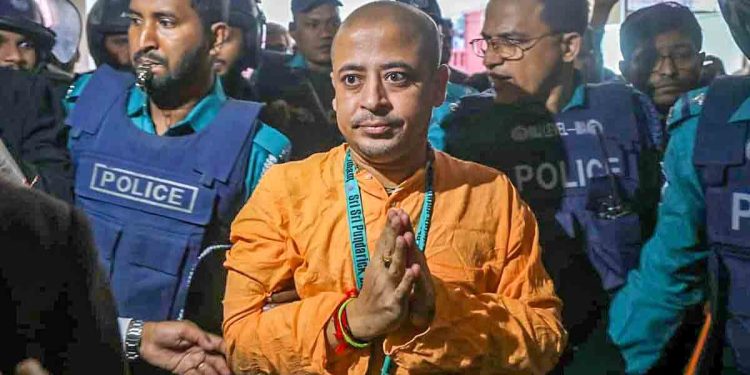 চিন্ময়ের জামিন বিকেলে মঞ্জুর সন্ধ্যায় স্থগিত