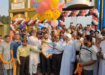 দীর্ঘ ১৫ বছর পর চাঁপাইনবাবগঞ্জে শুরু হয়েছে শিল্প ও বাণিজ্য মেলা