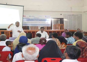 নিয়ামতপুরে অংশগ্রহণমূলক জলবায়ু পরিবর্তনজনিত বিপন্নতা যাচাই বিষয়ক কর্মশালা অনুষ্ঠিত