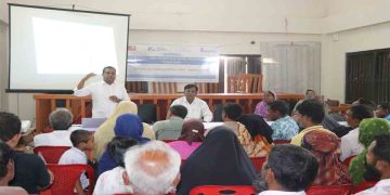 নিয়ামতপুরে অংশগ্রহণমূলক জলবায়ু পরিবর্তনজনিত বিপন্নতা যাচাই বিষয়ক কর্মশালা অনুষ্ঠিত