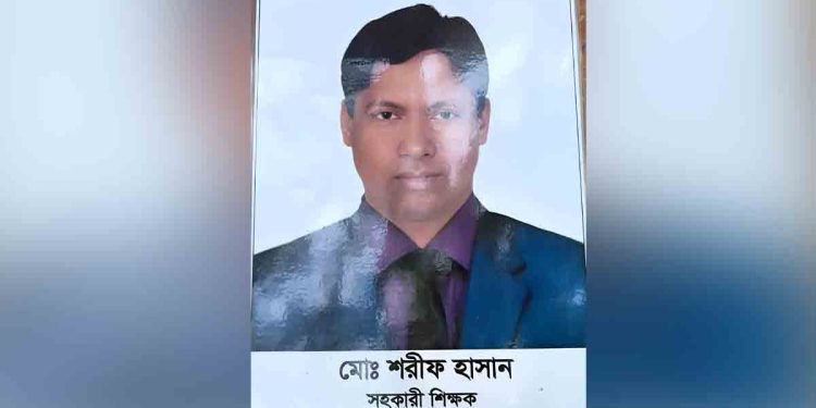 হরিপুরে সড়ক দূ্র্ষটনায় শিক্ষকের মৃত্যু