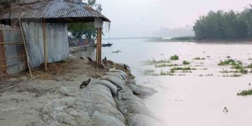 কুড়িগ্রামের সব নদ-নদীর পানি বৃদ্ধি, আরো দু’দিন অব্যাহত থাকবে