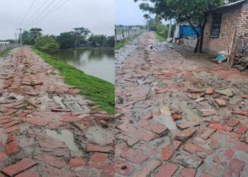 চাম্পাফুল ইউনিয়নের দীর্ঘদিনের দুর্ভোগ নিরসনের দাবি এলাকাবাসীর 