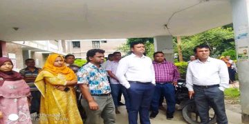 ভালুকা উপজেলা স্বাস্থ্য কমপ্লেক্স পরিদর্শনে ইউএনও হাসান আব্দুল্লাহ আল মাহমুদ