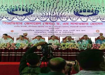 গোদাগাড়ী সুলতানগঞ্জ নদীবন্দর পরিদর্শনে নৌ ও শ্রম-কর্মসংস্থান উপদেষ্টা ড. এম সাখাওয়াত হোসেন