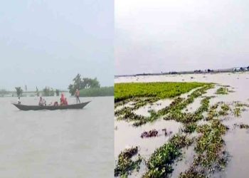 আবারো কুড়িগ্রামের নদ-নদীতে পানি বৃদ্ধি, প্লাবিত নিম্নাঞ্চল
