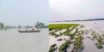 আবারো কুড়িগ্রামের নদ-নদীতে পানি বৃদ্ধি, প্লাবিত নিম্নাঞ্চল