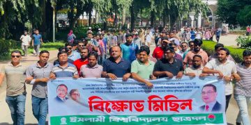 ‘ধর্ষণ, অস্ত্র ও হল দখলের রাজনীতি বাংলাদেশের কোথাও চলবে না’— ইবি ছাত্রদলের আহ্বায়ক