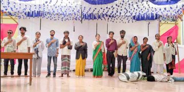 সামাজিক সচেতনতায় ইবিতে মঞ্চস্থ নাটক ‘অর্থহীন’