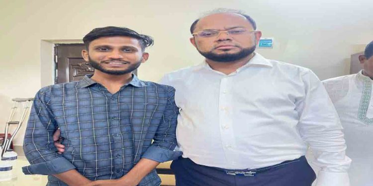 দরিদ্র শিক্ষার্থীদের ভর্তির দায়িত্ব নিলেন ভালুকার মানবিক ছাত্রনেতা তানভীর হাসান শান্ত