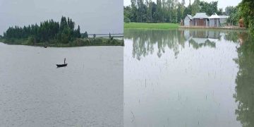 কুড়িগ্রামে দুধকুমারের পানি বিপদসীমা ছুঁই ছুঁই, প্লাবিত সব নিম্নাঞ্চল