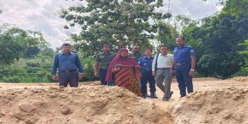 রাঙামাটির মানিকছড়িতে অবৈধ বালু উত্তোলনের অপরাধে ১ লক্ষ টাকার অর্থ দণ্ড