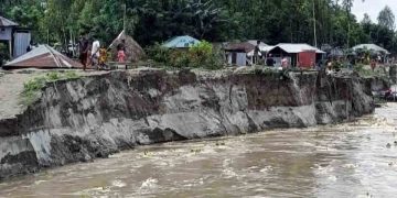 গত ৫ বছরে কুড়িগ্রামে নদী ভাঙ্গনে বাস্তুহারা ১১ হাজার পরিবার