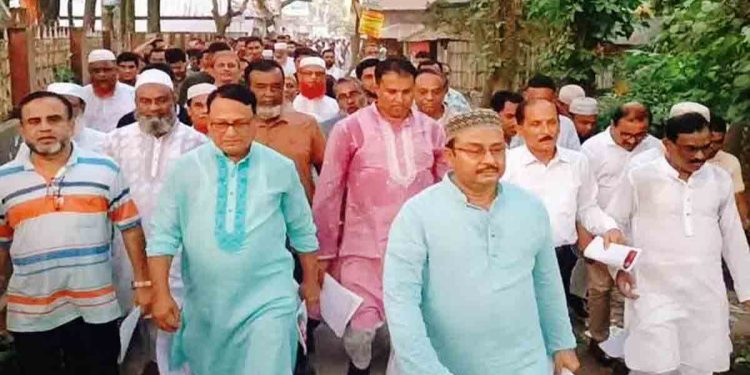 ফখরউদ্দীন আহমেদ বাচ্চুর নেতৃত্বে ভালুকায় বিএনপির ৩১ দফা কর্মসূচি উদ্বোধন, র্যালিতে জনতার ঢল