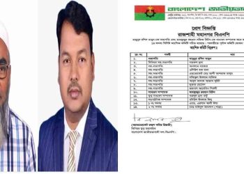 রাজশাহী মহানগর বিএনপির আংশিক কমিটি ঘোষণা