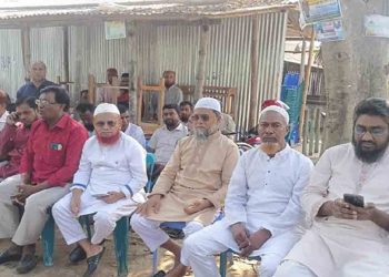 আলহাজ্ব হাতেম খানের নেতৃত্বে ভালুকায় বিএনপির অবস্থান কর্মসূচি পালিত