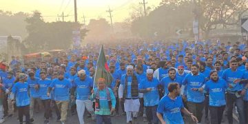 চাঁপাইনবাবগঞ্জ উন্নয়ন ফোরামের আয়োজনে ম্যারাথন দৌড় প্রতিযোগিতা