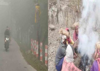 কনকনে শীত ও ঠান্ডায় স্থবির হচ্ছে কুড়িগ্রামের জনজীবন