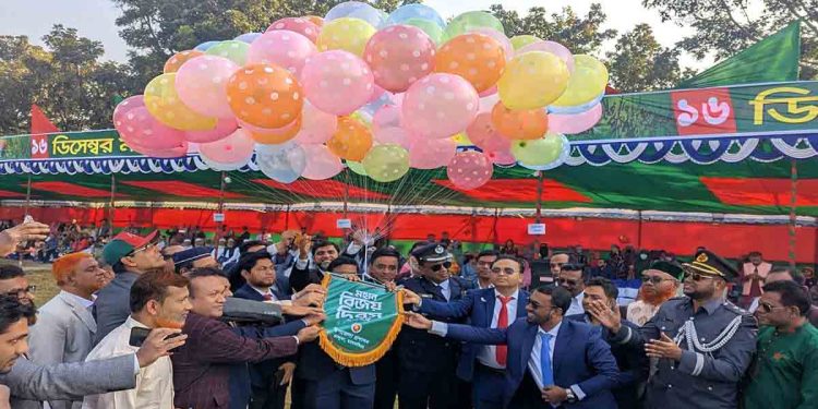 বিভিন্ন কর্মসূচিতে ভালুকায় মহান বিজয় দিবস উদযাপন