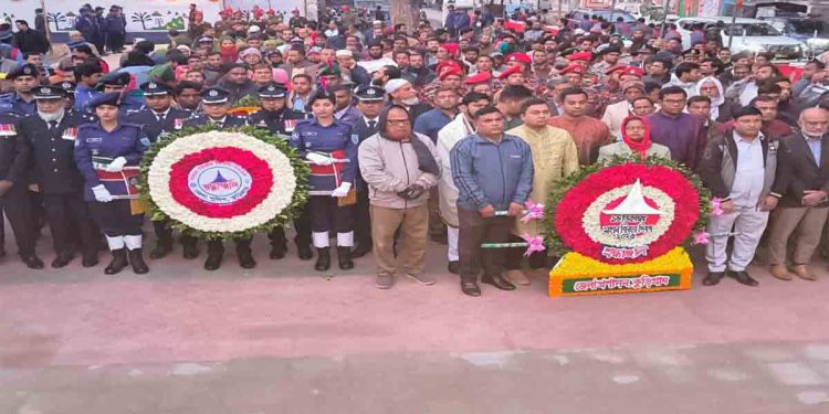 যথাযোগ্য মর্যাদায় কুড়িগ্রামে মহান বিজয় দিবস উদযাপন