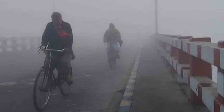 তীব্র শীত ও হিম শীতল বাতাসে জবুথবু কুড়িগ্রামের জনপদ