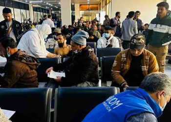 লিবিয়া থেকে ফিরলেন ৩১০ বাংলাদেশি