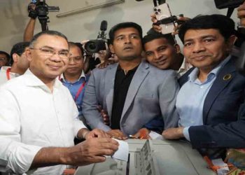 ভোট দিলেন তারেক রহমান