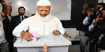 ভোট দিলেন জামায়াত আমির