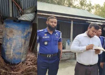 কুড়িগ্রামে বিএনপি নেতার গোয়ালঘর থেকে ড্রামভর্তি পেট্রল উদ্ধার, ১০ হাজার টাকা জরিমানা 