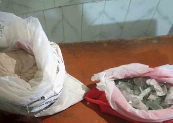 গোদাগাড়ীতে ১২ কেজি গান পাউডার ও কাঁচের গুঁড়া উদ্ধার