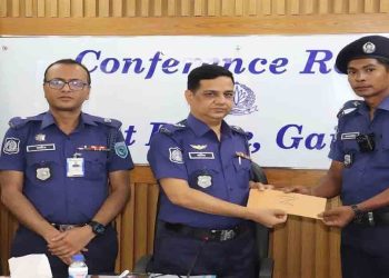 গাইবান্ধায় মার্চ মাসের ‘সেরা সার্জেন্ট’ নির্বাচিত জাহাঙ্গীর