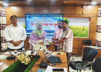 নাচোলে গ্রাম আদালত কার্যক্রমের অগ্রগতি বিষয়ক ত্রৈমাসিক সমন্বয় সভা অনুষ্ঠিত