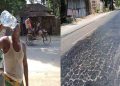 কুড়িগ্রামে টানা দাবদাহে বিপর্যস্ত জনপদ, তীব্র রোদে উঠে যাচ্ছে সড়কের পিচ