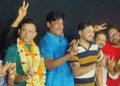 শিল্পী সমিতির সভাপতি শিবা শানু, সম্পাদক জয় চৌধুরী