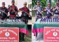 চাঁপাইনবাবগঞ্জ সীমান্তে ৫৩ বিজিবি’র পৃথক ০২টি অভিযানে বিপুল পরিমান এস্কাফ সিরাপ ও মোবাইল ফোন জব্দ