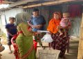 অসহায় মা-হারা শিশুর পাশে দুর্গাপুর ইউএনও উম্মে হাবিবা